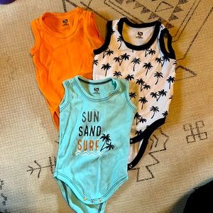 Baby tank onesie set 0-3 months